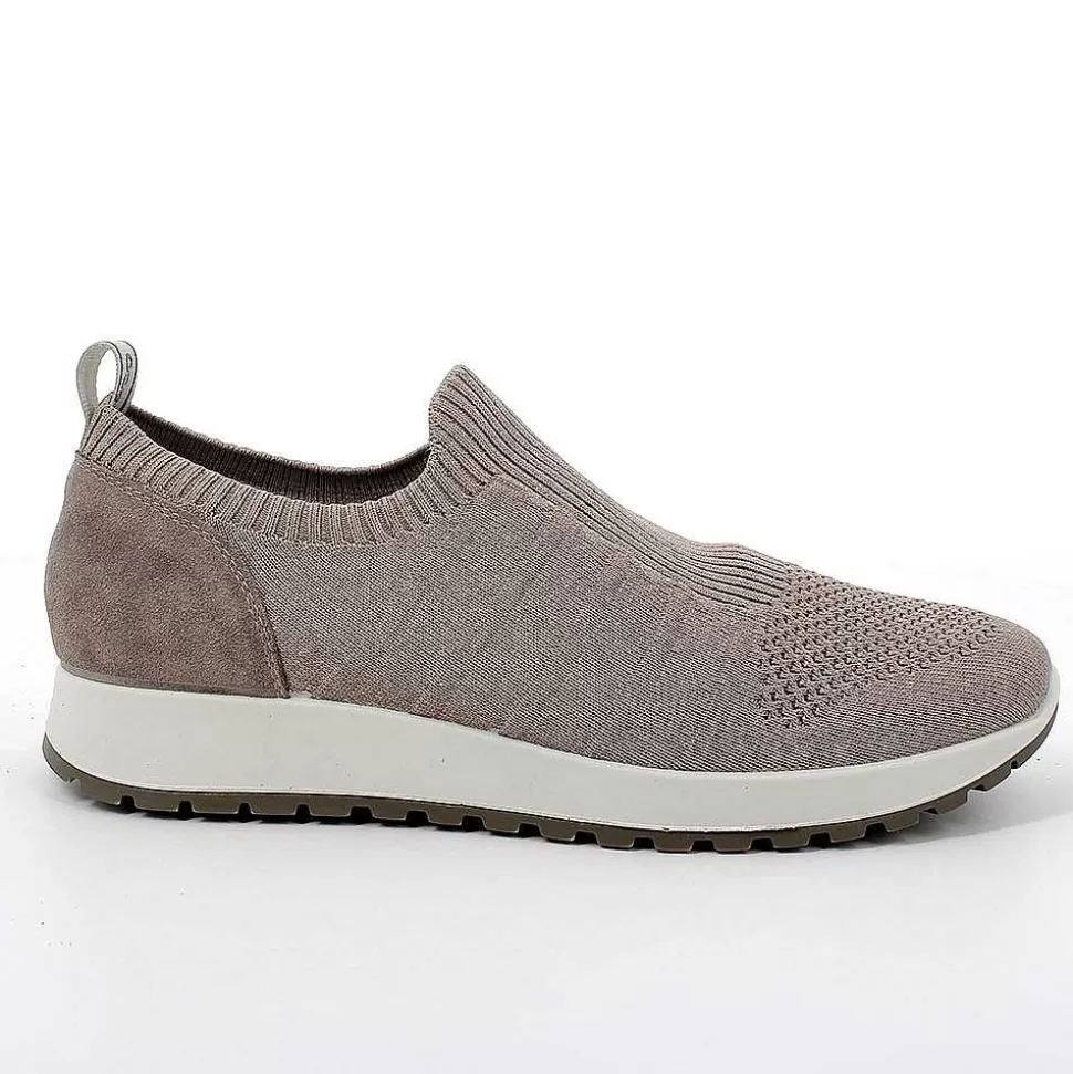 Beige Men'S Sock Sneakers-Igi&Co Store