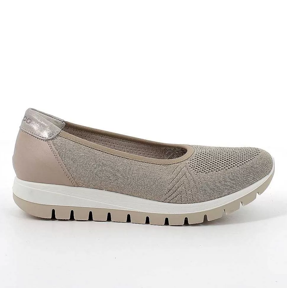 Beige-Platinum Women'S Ballerinas-Igi&Co Cheap