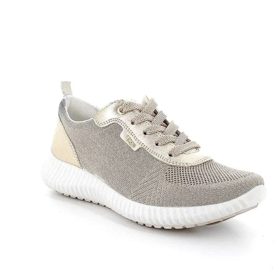 Beige-Platinum Women'S Sneakers-Igi&Co Cheap