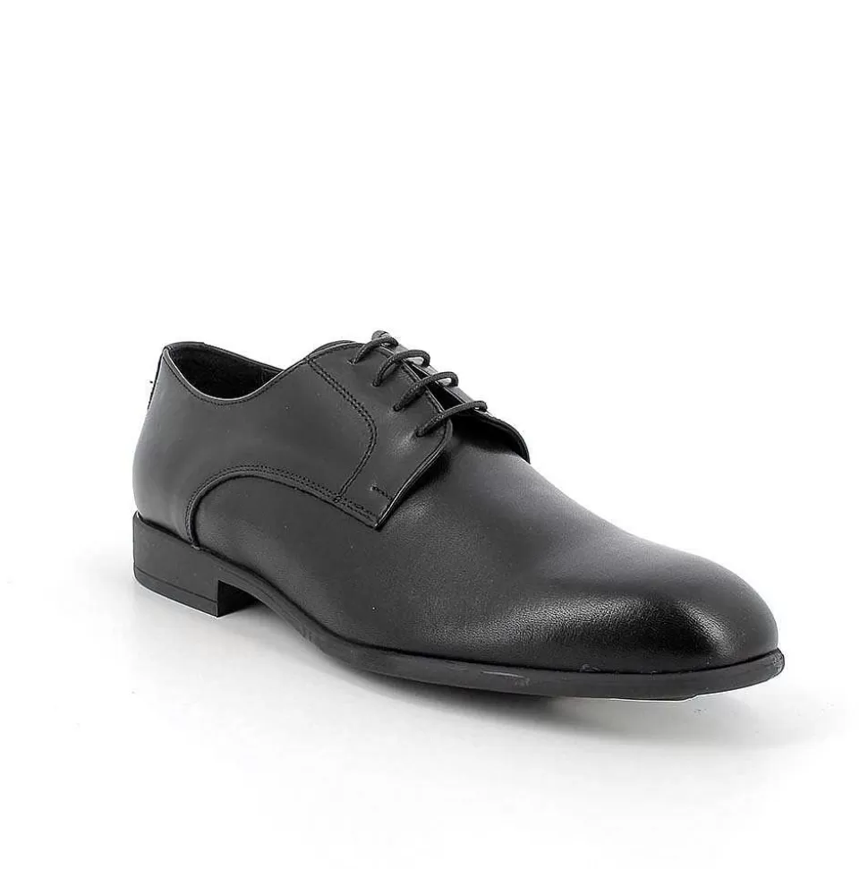 Black Men'S Leather Lace-Ups-Igi&Co Best Sale