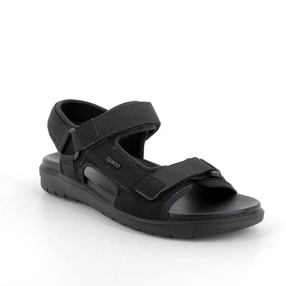 Black Men'S Sandals-Igi&Co Online