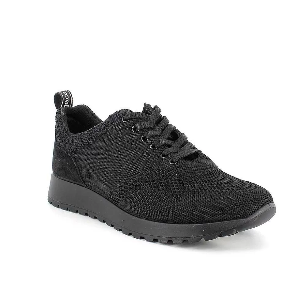 Black Men'S Sneakers-Igi&Co Cheap