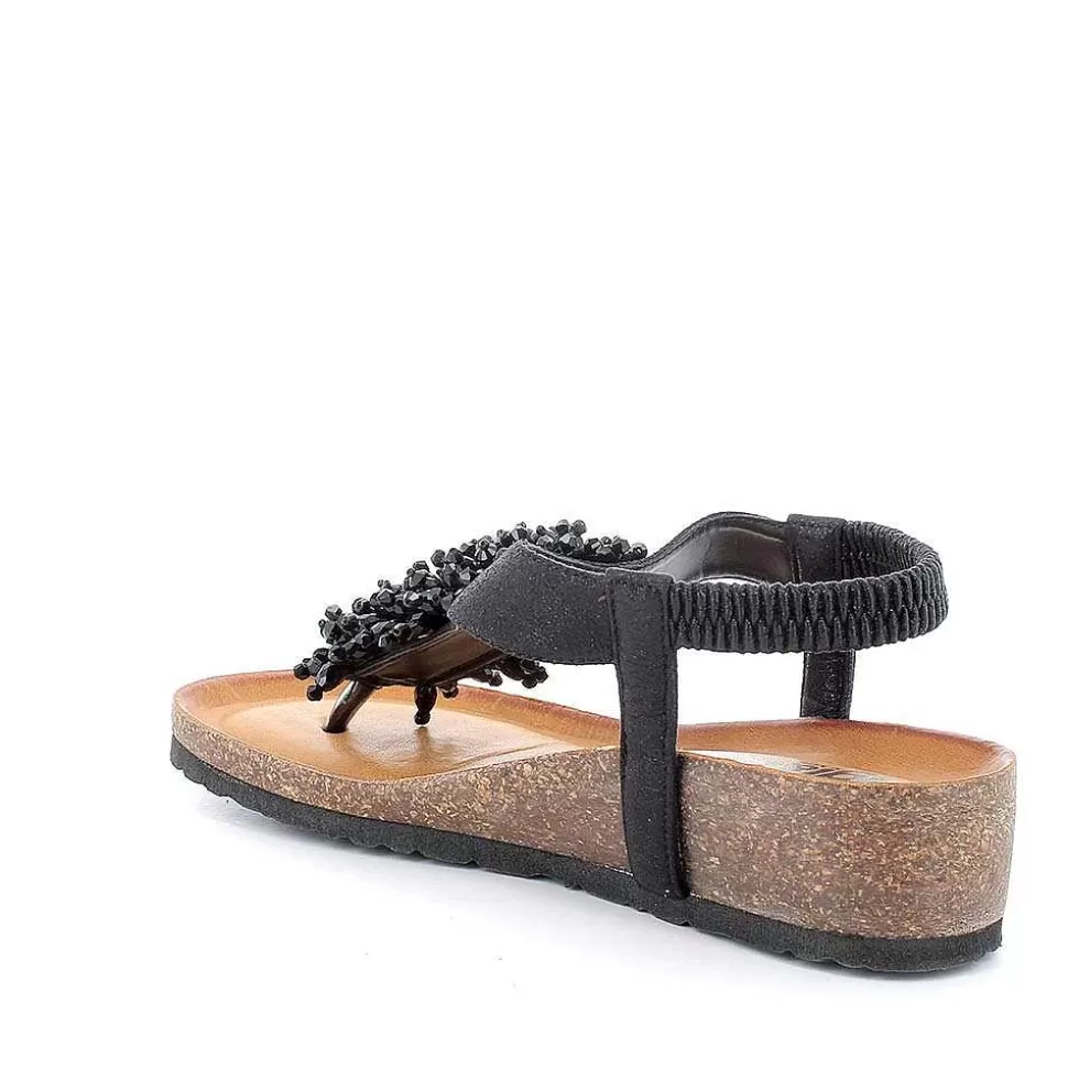 Black Women'S Flip-Flop Sandals-Igi&Co Store