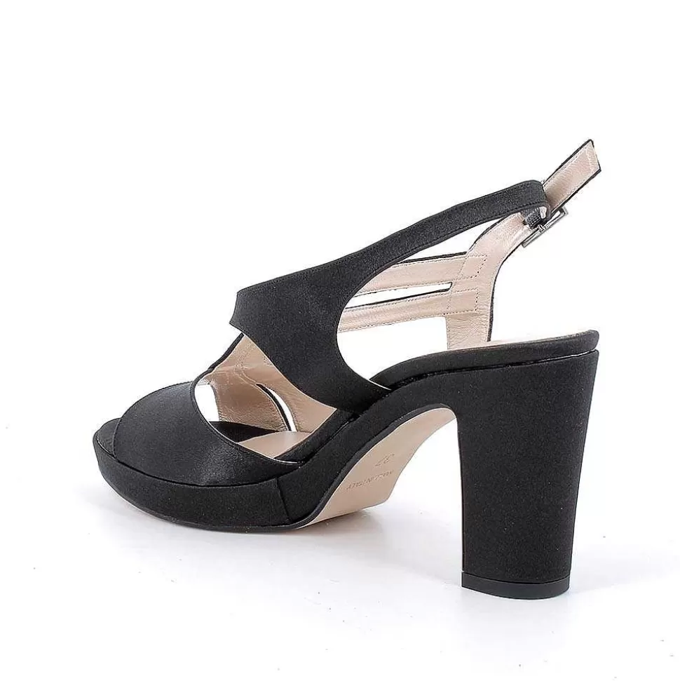 Black Women'S Heeled And Platform Sandals-Igi&Co Best Sale