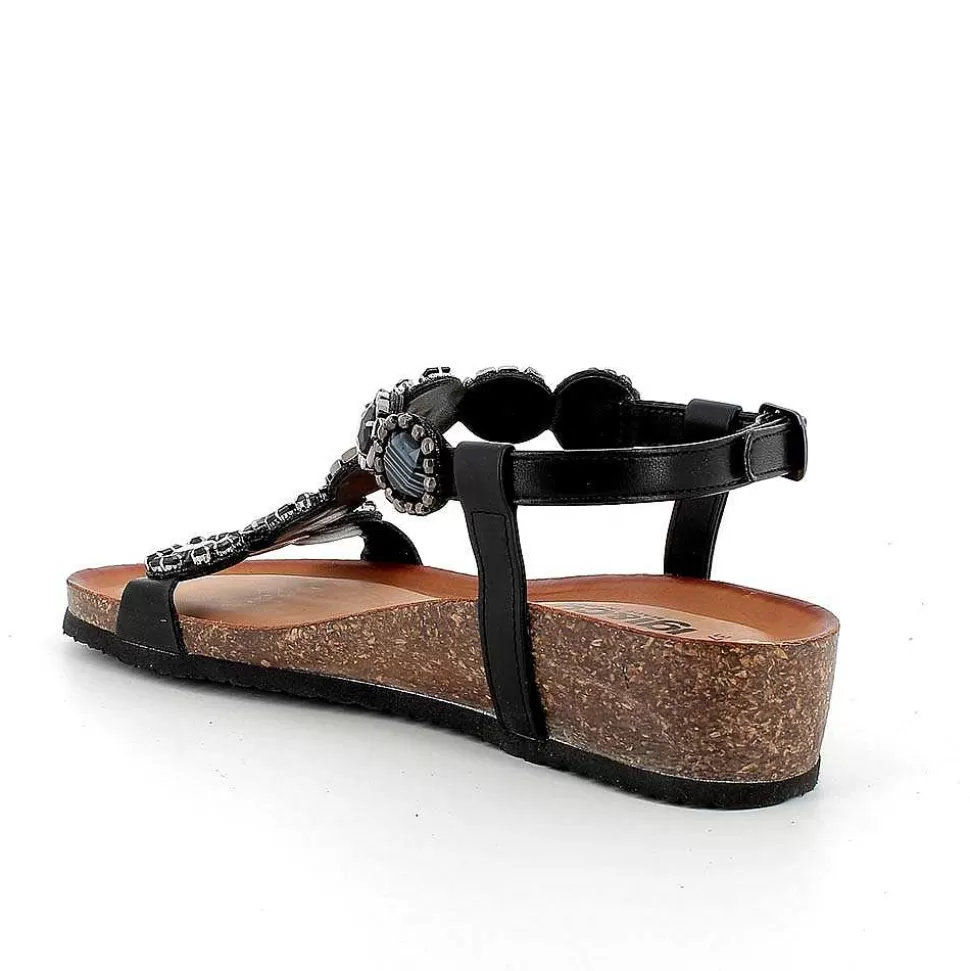 Black Women'S Sandals-Igi&Co Cheap