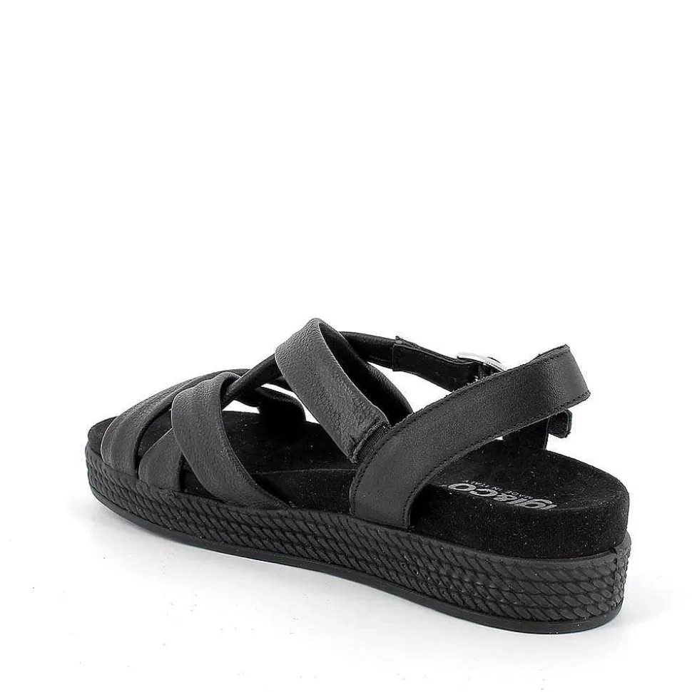Black Women'S Sandals-Igi&Co Best Sale