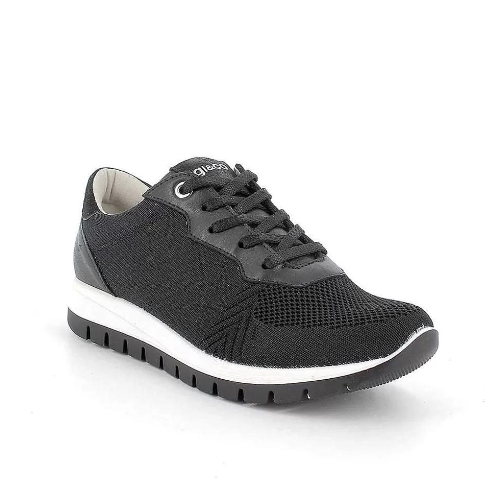 Black Women'S Sneakers-Igi&Co Discount