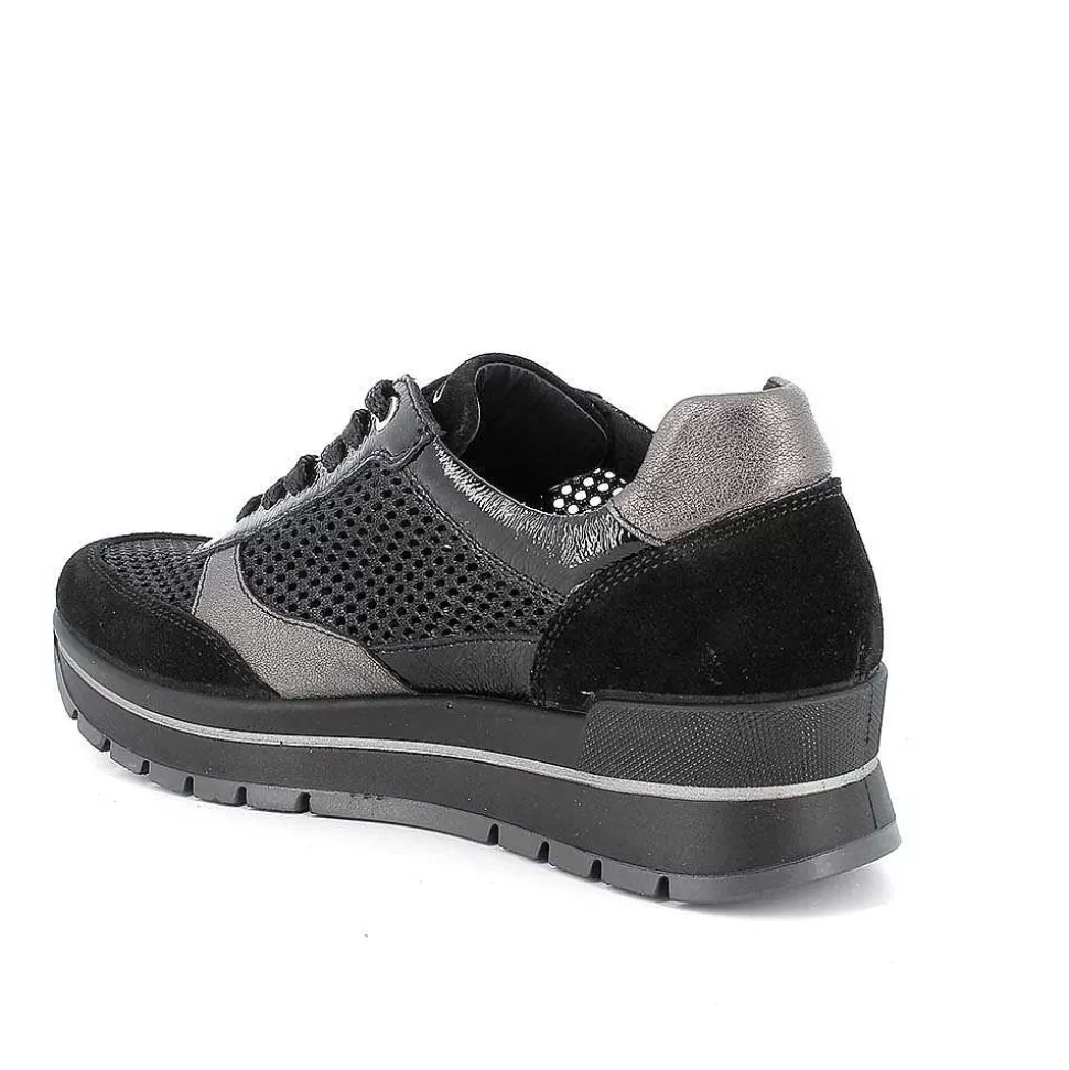 Black Women'S Sneakers-Igi&Co Store