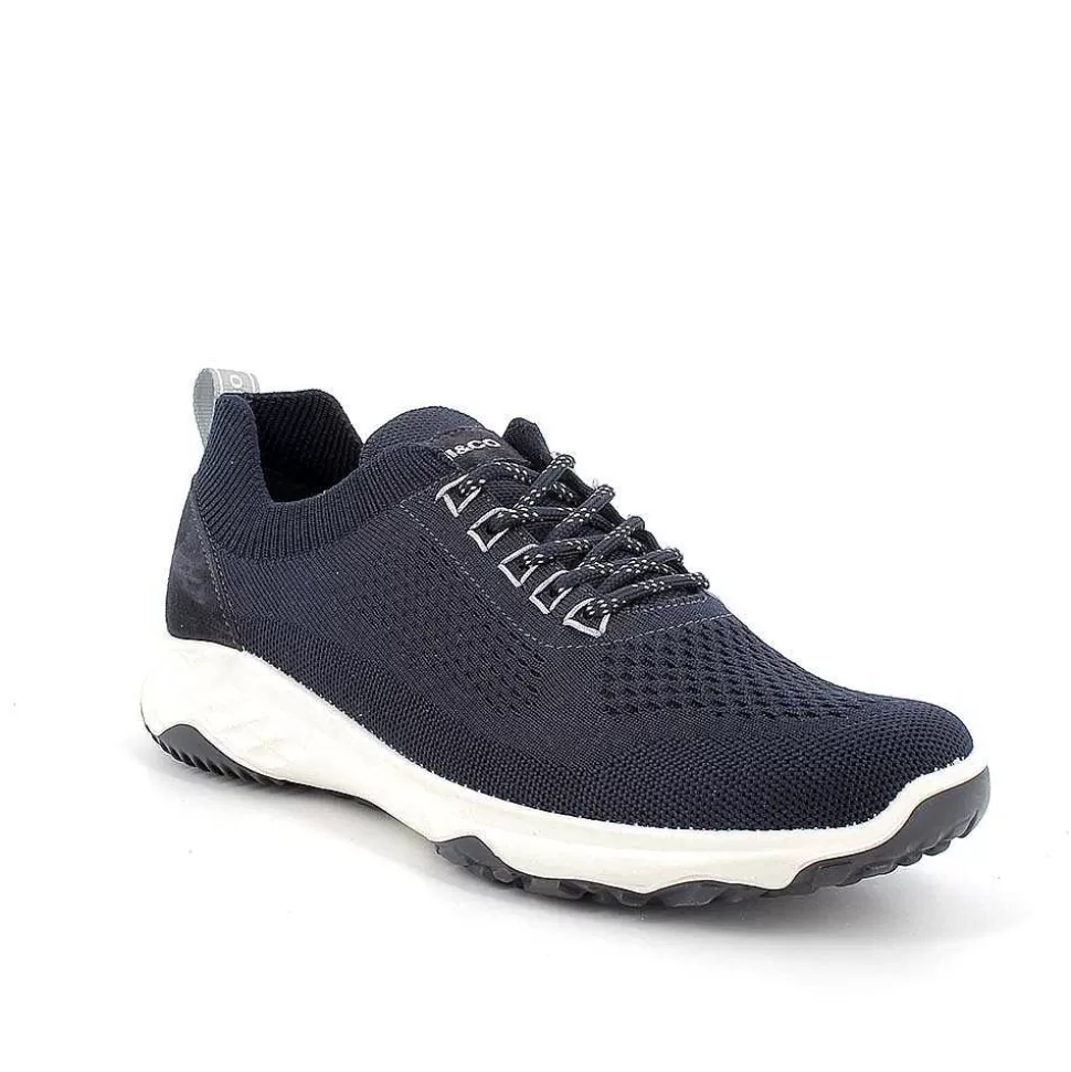 Blue Men'S Sneakers-Igi&Co Hot