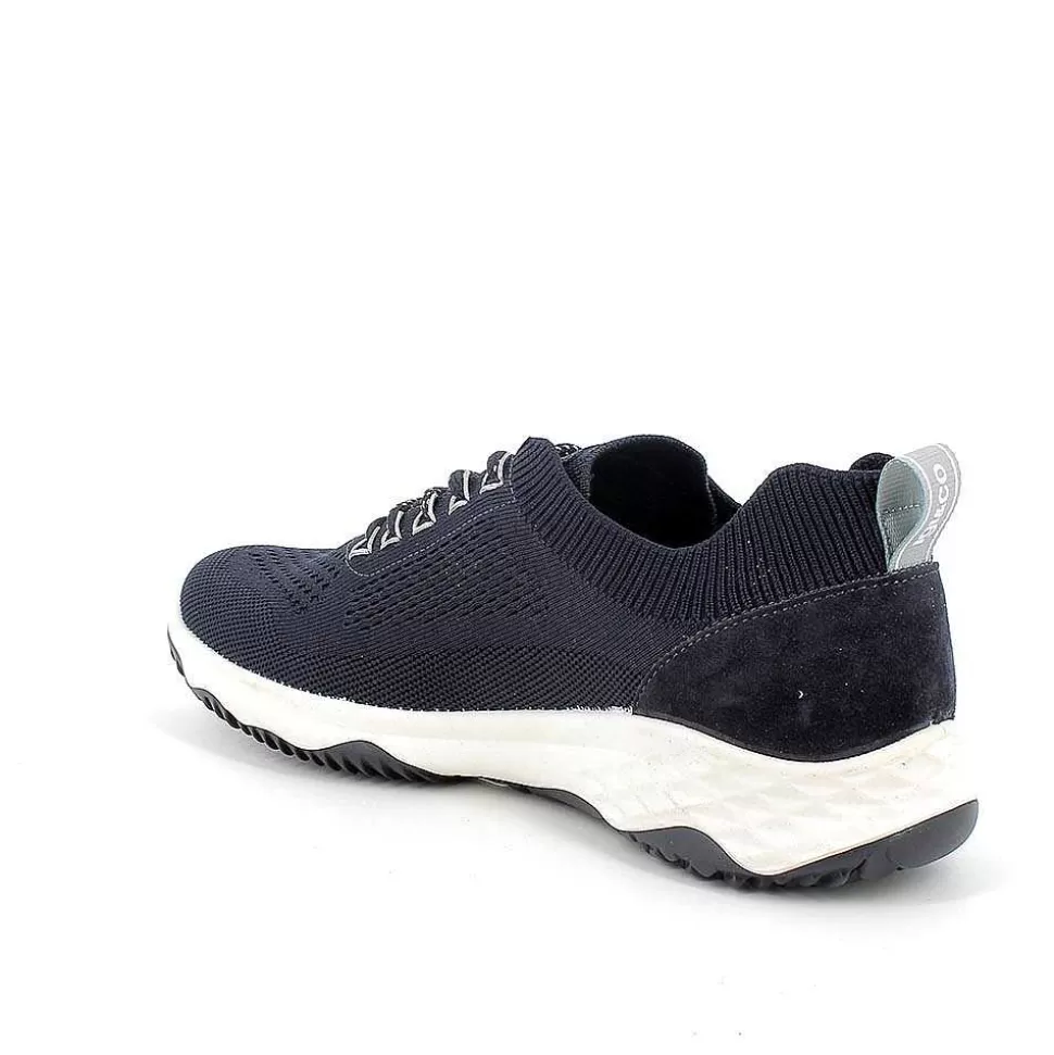 Blue Men'S Sneakers-Igi&Co Hot