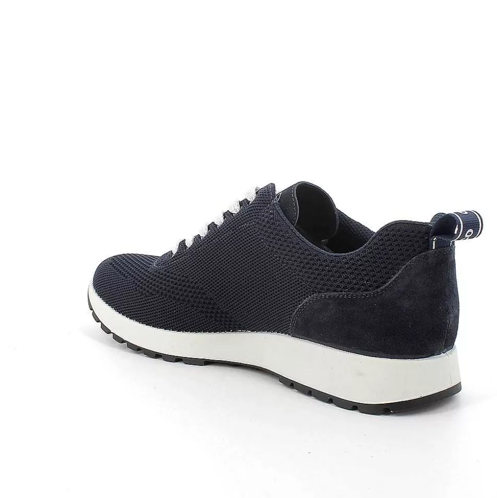 Blue Men'S Sneakers-Igi&Co Best