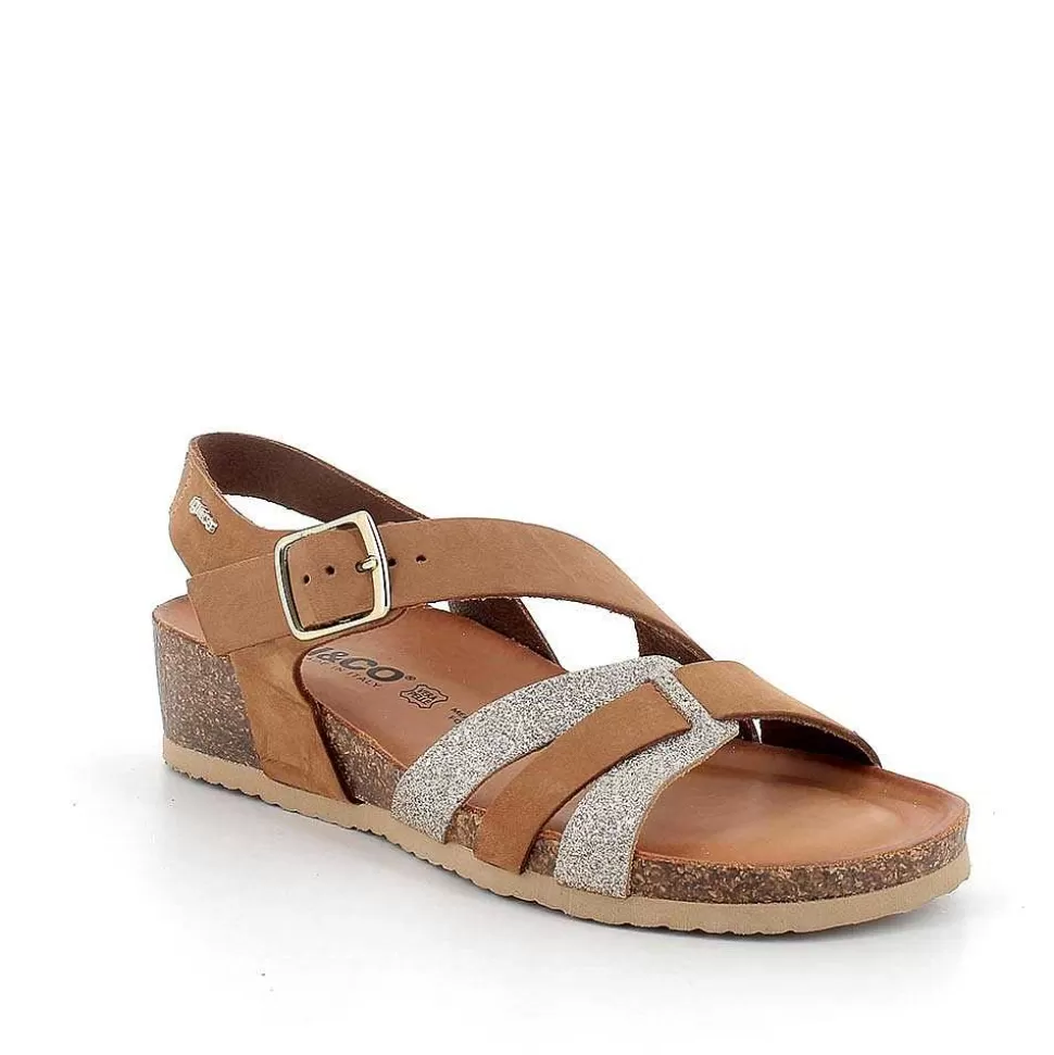 Brandy-Pink Women'S Leather Sandals-Igi&Co Cheap