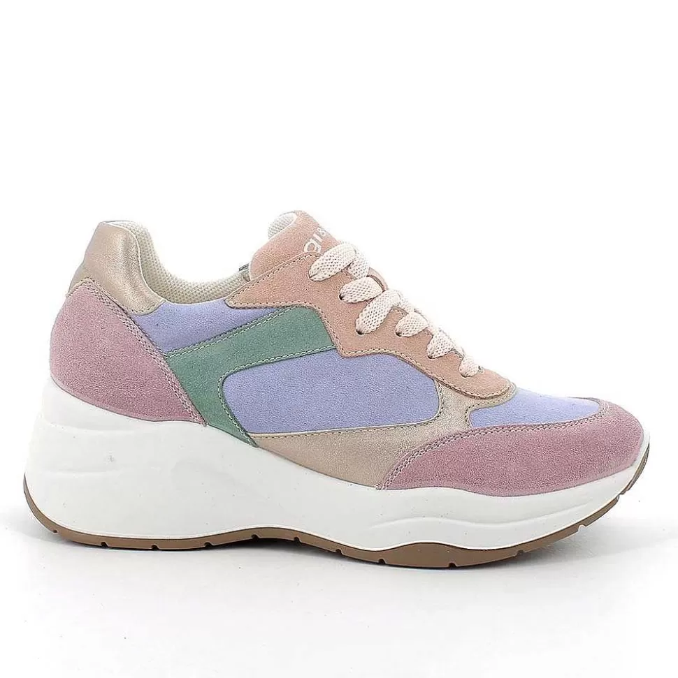 Chiffon-Indigo Women'S Wedge Sneakers-Igi&Co Online