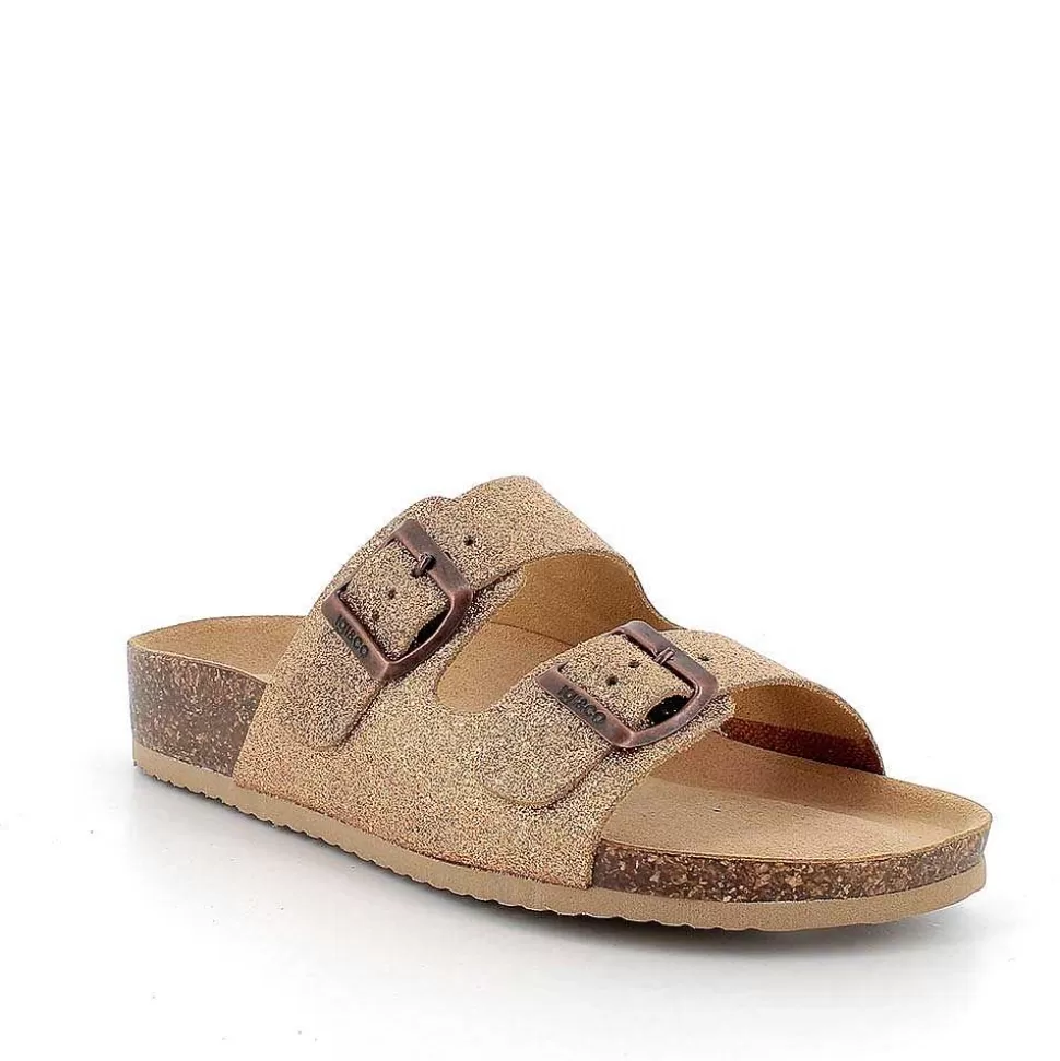 Copper Women'S Leather Sandals-Igi&Co Hot