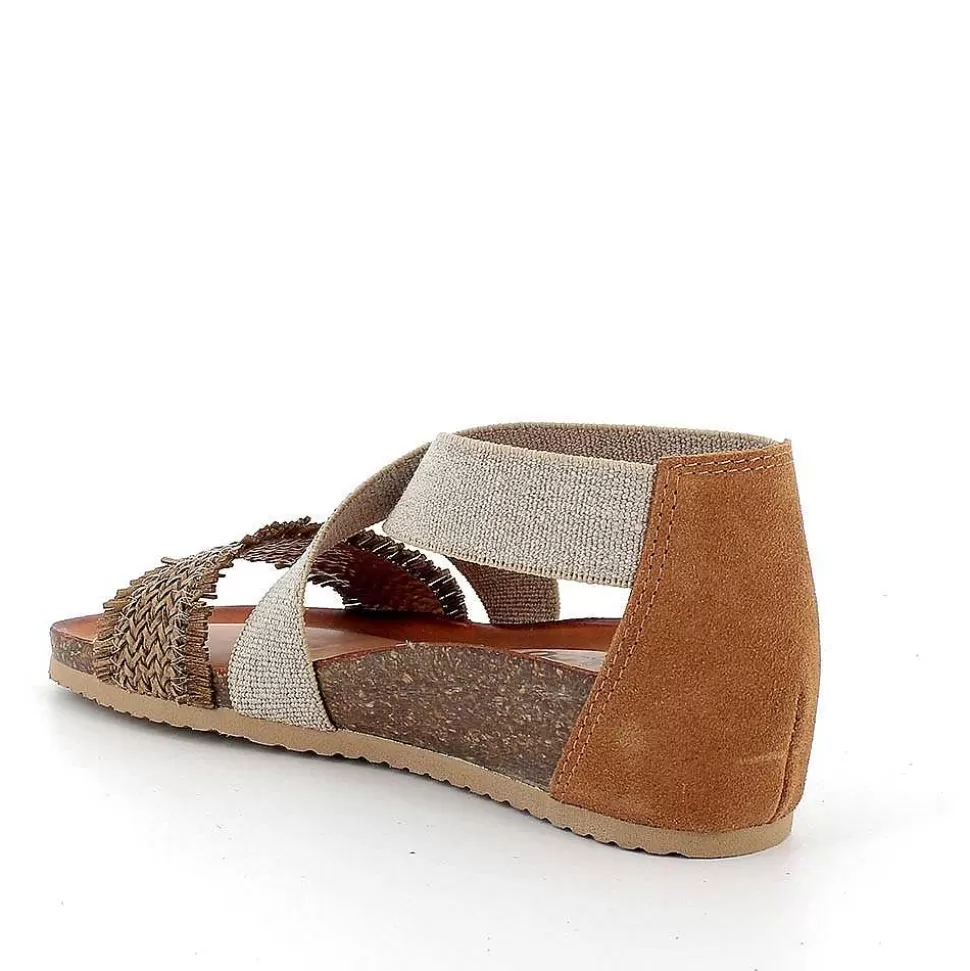 Copper Women'S Leather Sandals-Igi&Co Cheap