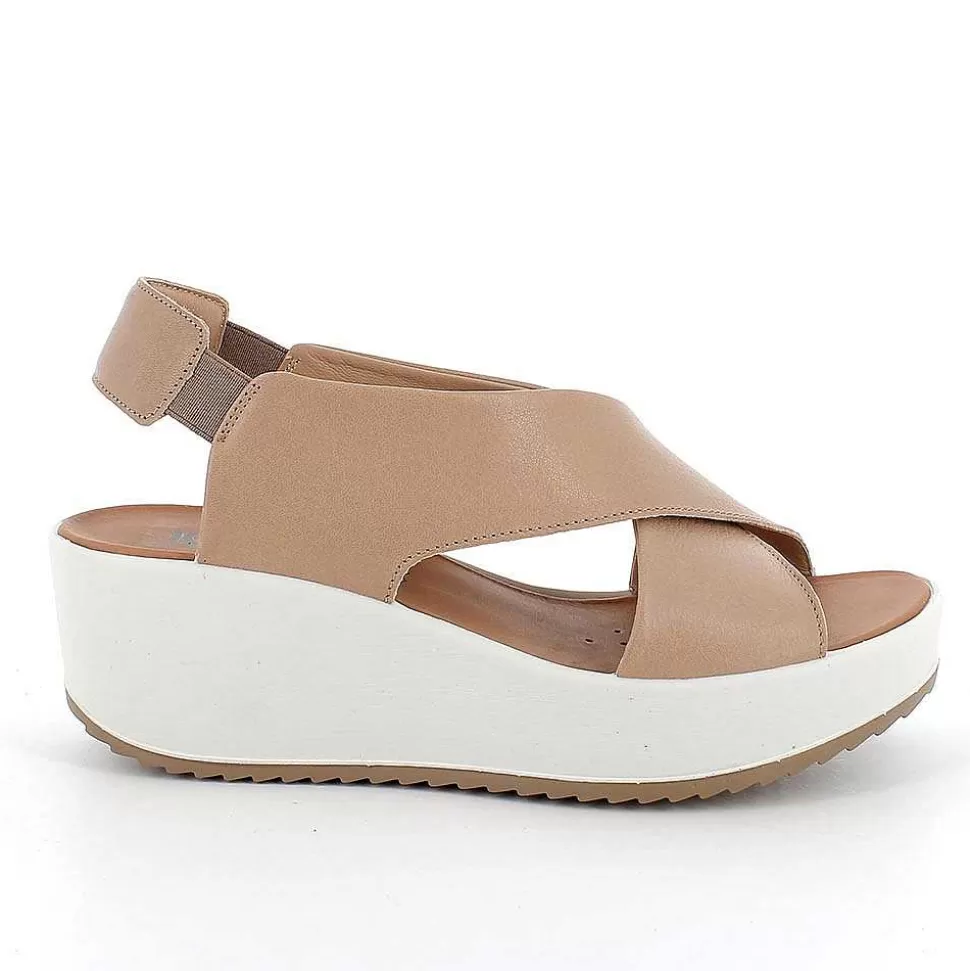Corda Women'S Leather Wedge Sandals-Igi&Co Best