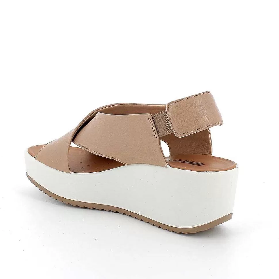 Corda Women'S Leather Wedge Sandals-Igi&Co Best