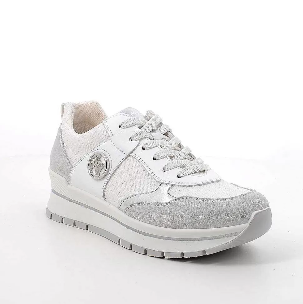 Cristal-White Women'S Sneakers-Igi&Co Online