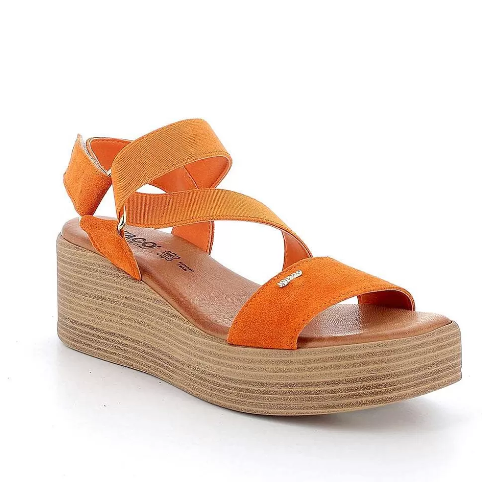 Curry Women'S Leather Wedge Sandals-Igi&Co Online