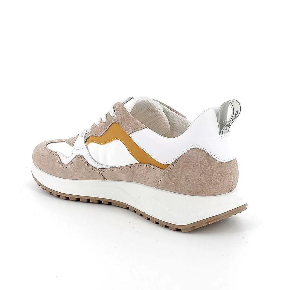 Dark Beige Men'S Sneakers-Igi&Co Flash Sale