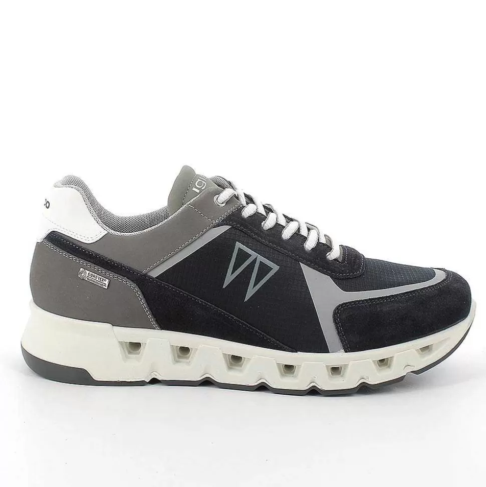 Gore-Tex Surround Sneakers For Men Navy-Igi&Co Cheap