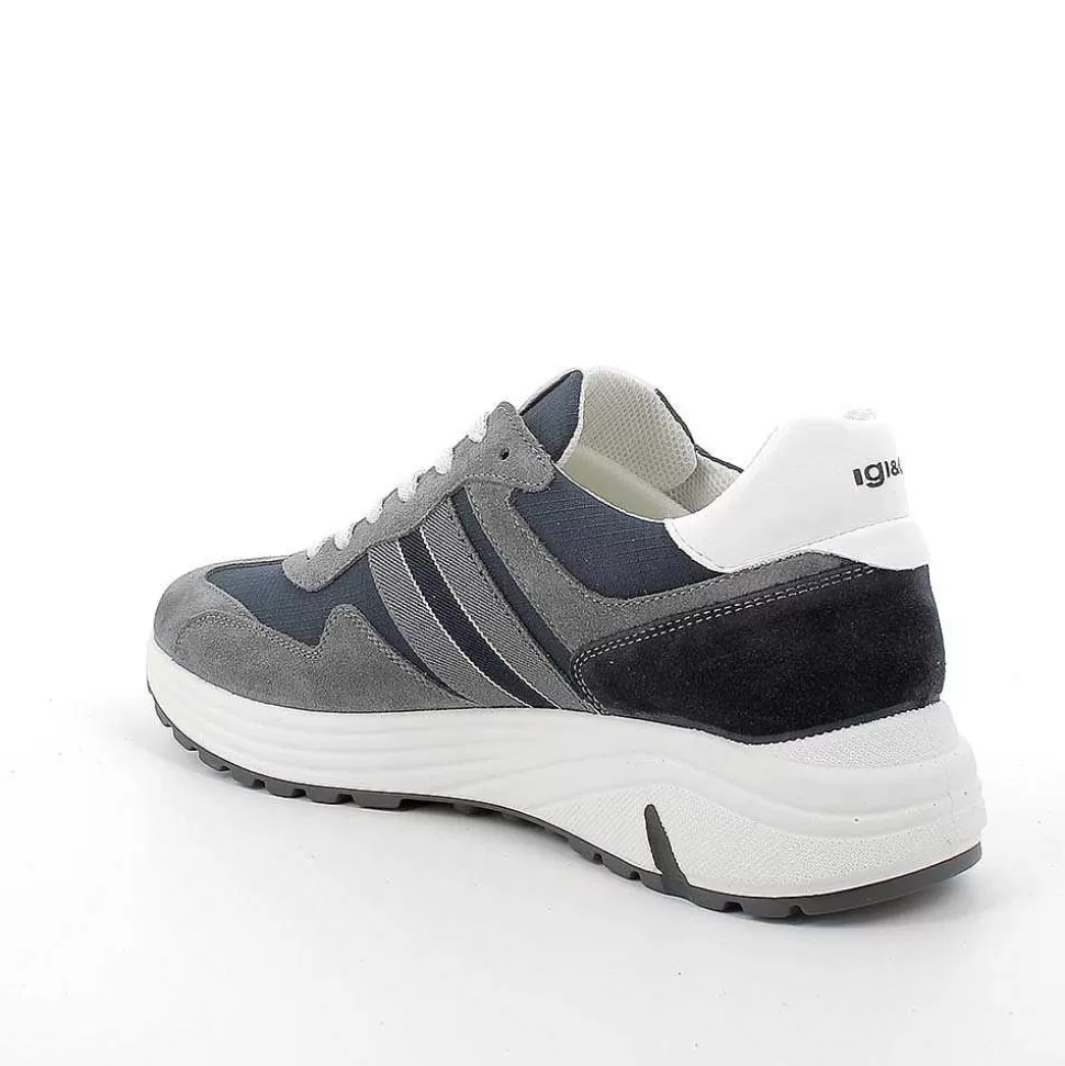 Graphite Men'S Sneakers-Igi&Co Store