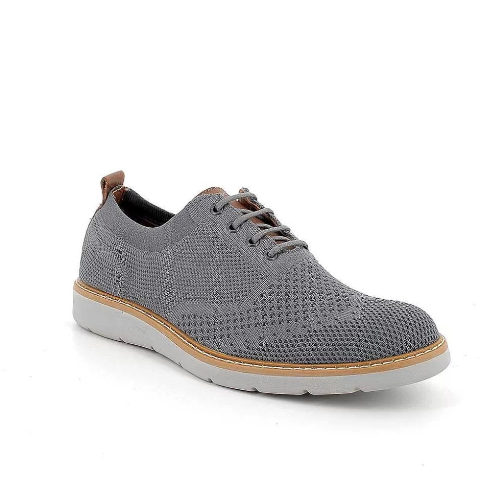 Gray Men'S Lace-Ups-Igi&Co Cheap