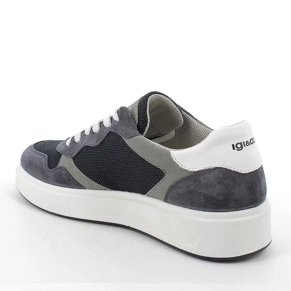 Jeans Men'S Sneakers-Igi&Co Clearance
