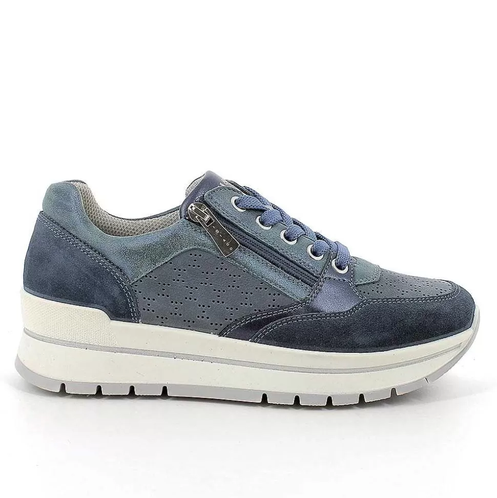 Jeans-Avio Women'S Leather Sneakers-Igi&Co Outlet