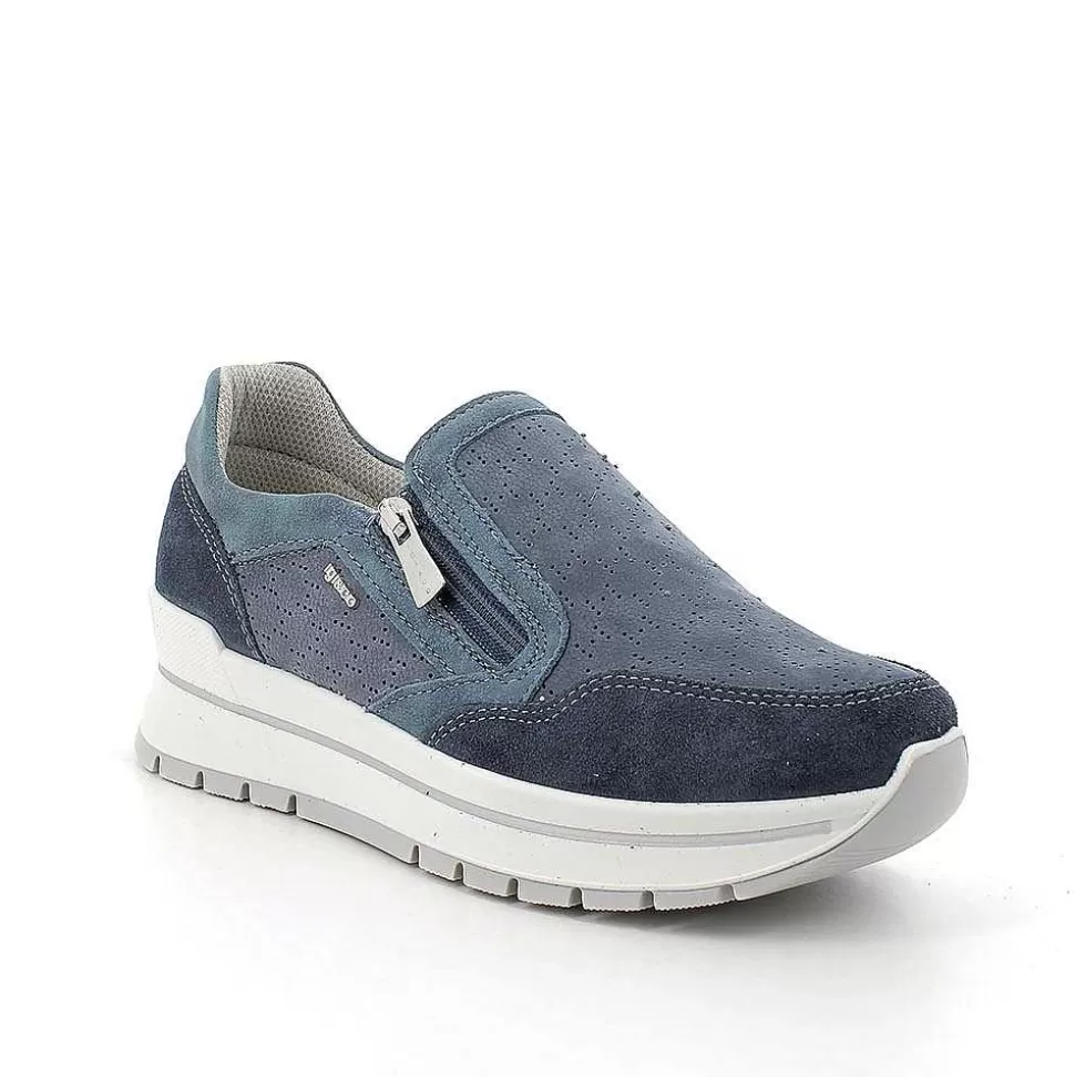 Jeans-Avio Women'S Leather Sneakers-Igi&Co Cheap
