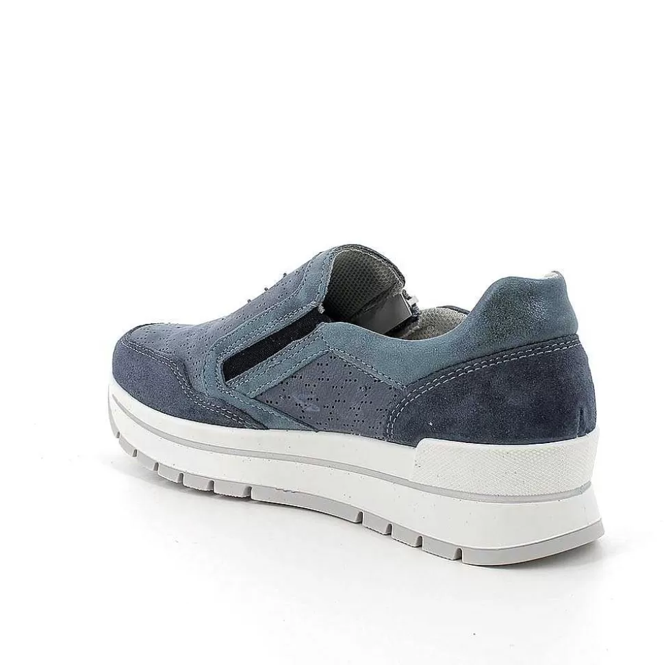 Jeans-Avio Women'S Leather Sneakers-Igi&Co Cheap