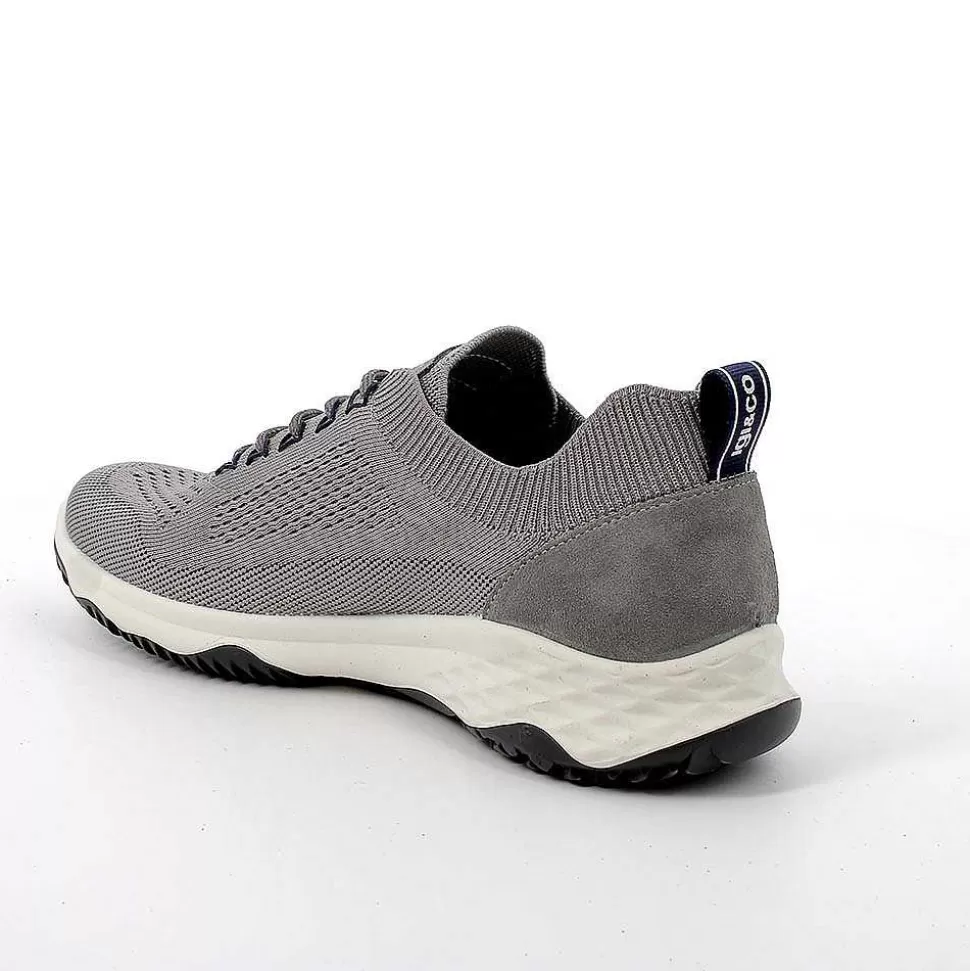 Light Gray Men'S Sneakers-Igi&Co Hot