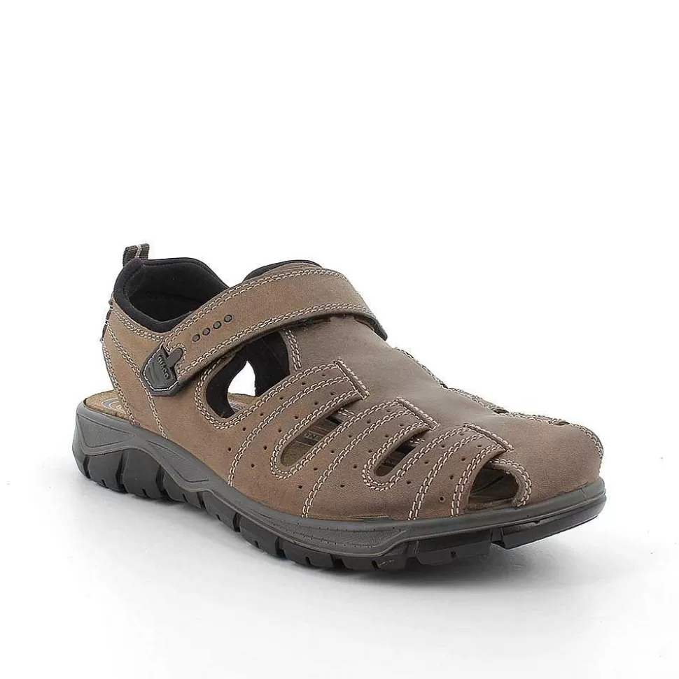 Light Mud Men'S Leather Sandals-Igi&Co Best