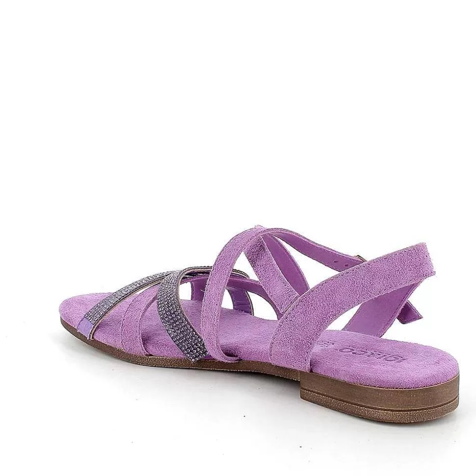 Lilac Women'S Leather Sandals-Igi&Co Hot