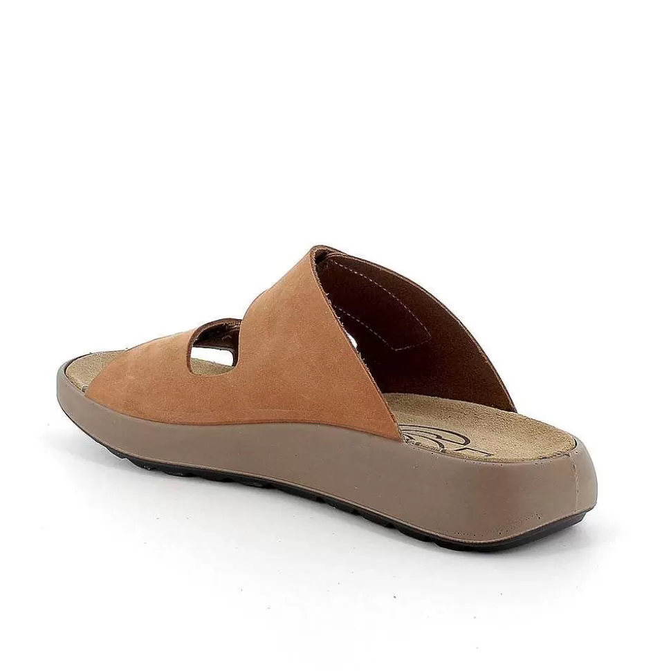 Men'S Leather Sandals Tan-Igi&Co Store