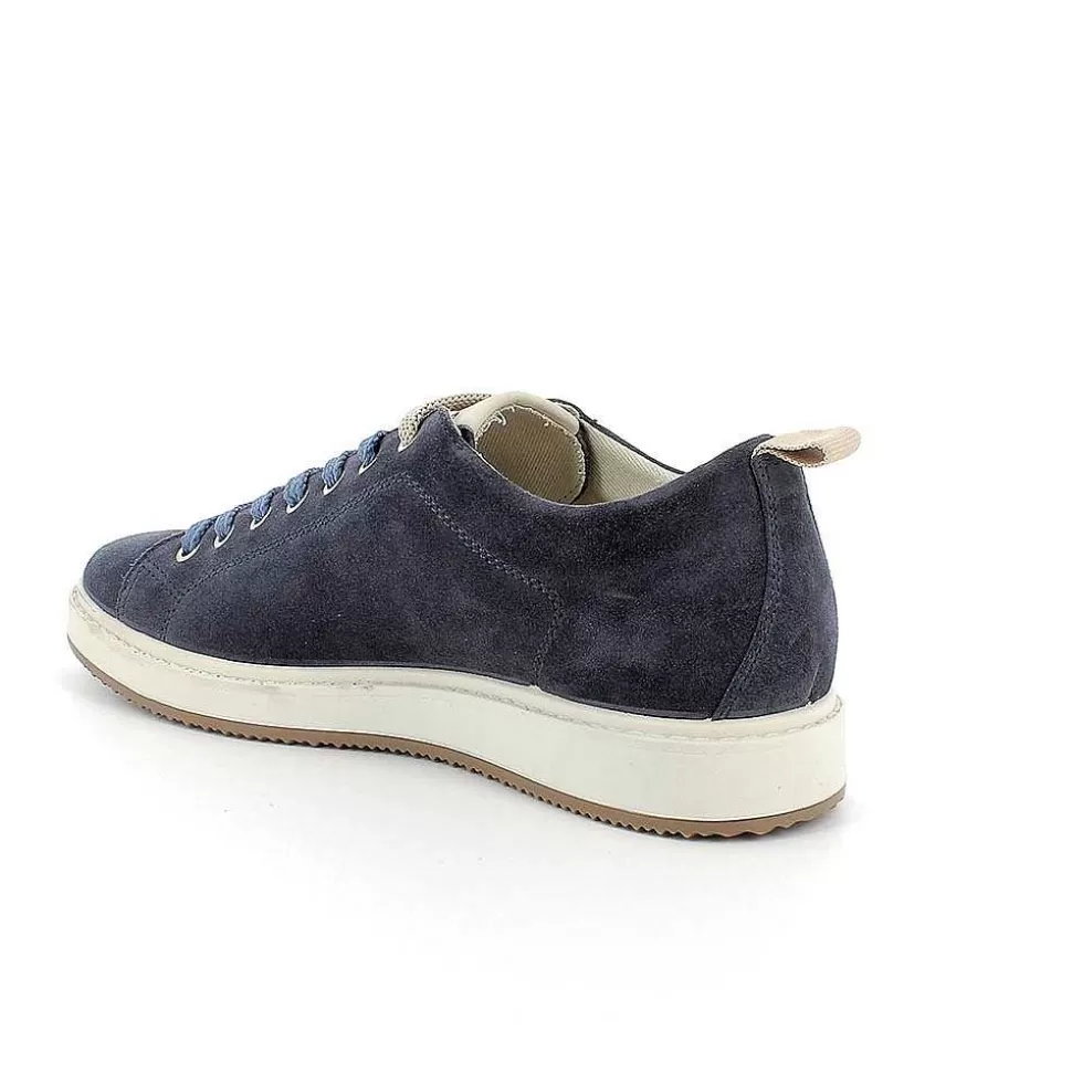 Men'S Leather Sneakers Jeans-Igi&Co Outlet