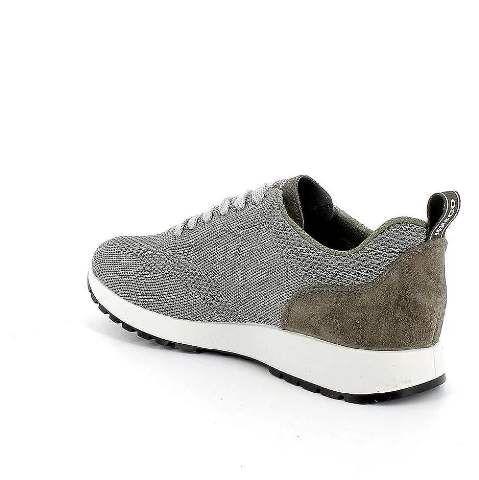 Military Green Men'S Sneakers-Igi&Co Fashion