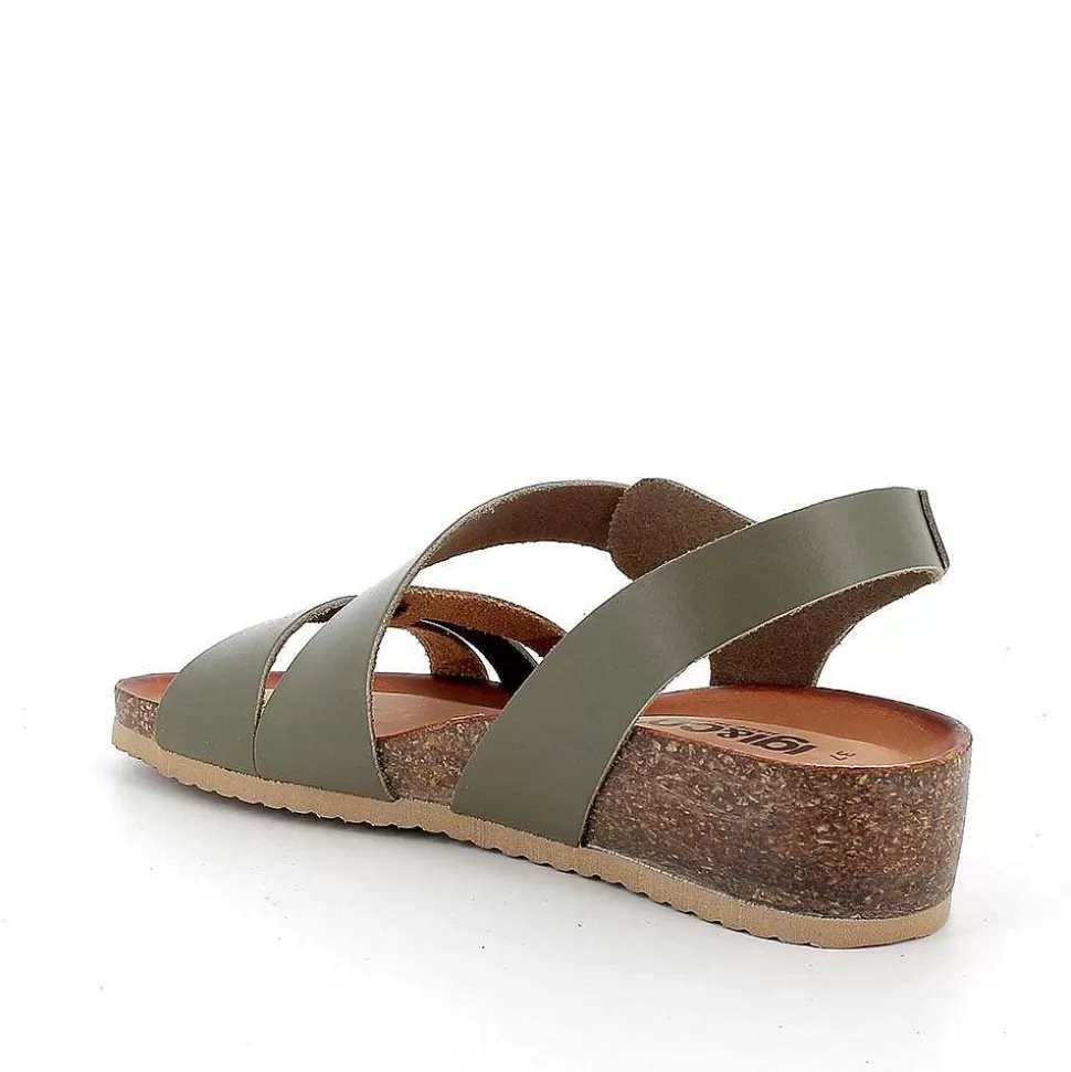 Mud-Copper Women'S Leather Sandals-Igi&Co Best Sale