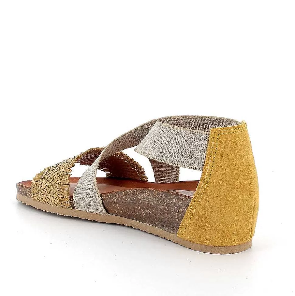 Ocher Women'S Leather Sandals-Igi&Co Flash Sale