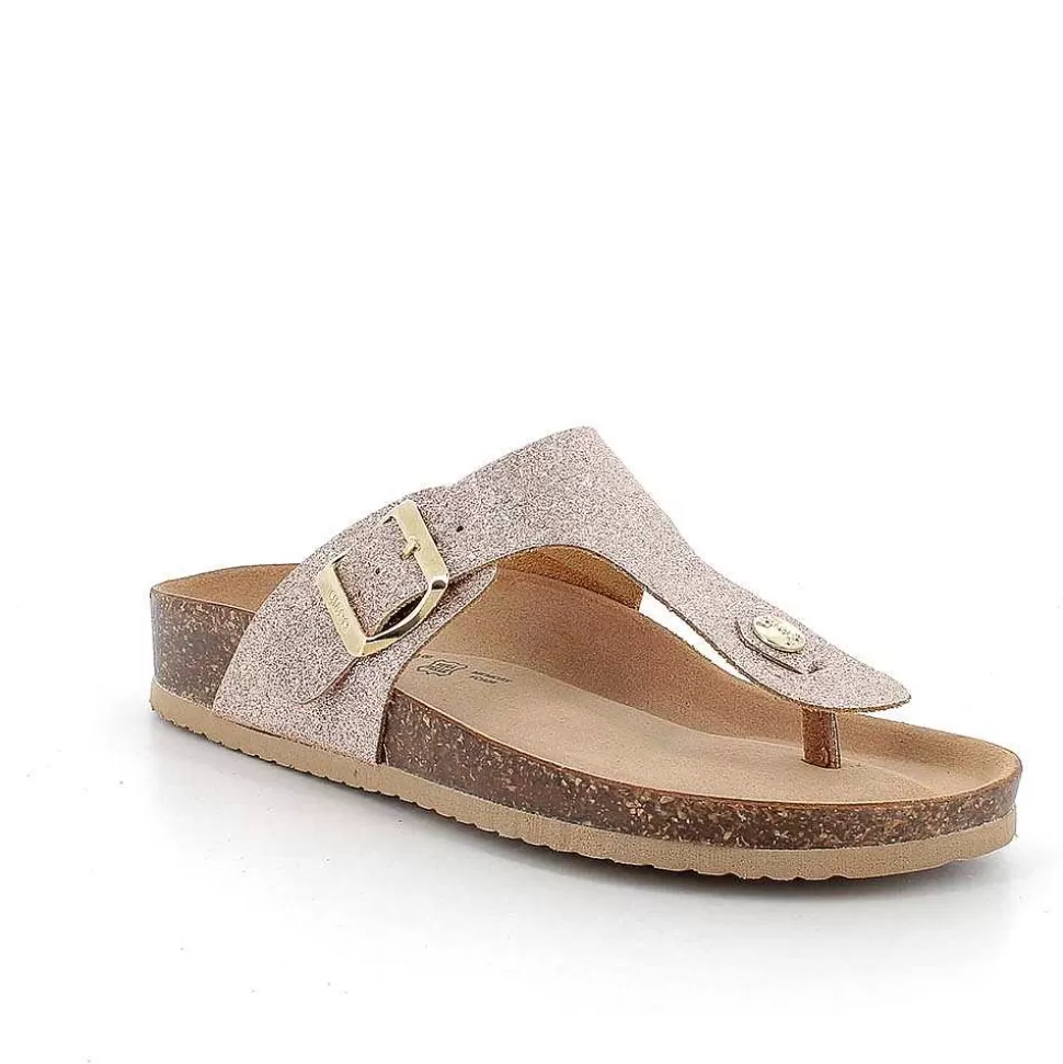 Phard Women'S Leather Flip Flop Sandals-Igi&Co Best