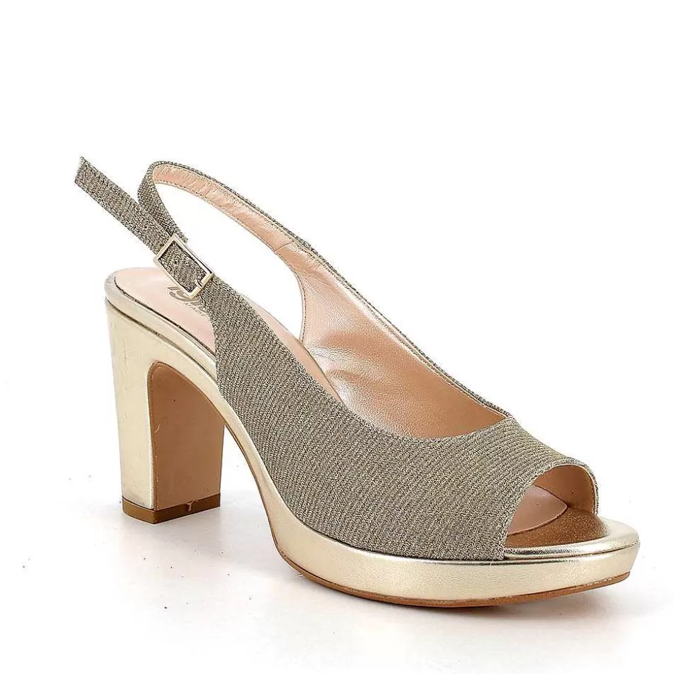 Platinum Women'S Heeled And Platform Sandals-Igi&Co Hot