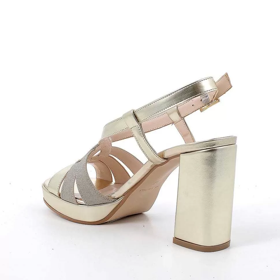 Platinum Women'S Heeled And Platform Sandals-Igi&Co Hot