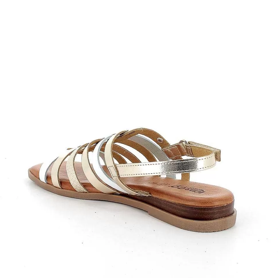 Platinum-White Women'S Sandals-Igi&Co Clearance