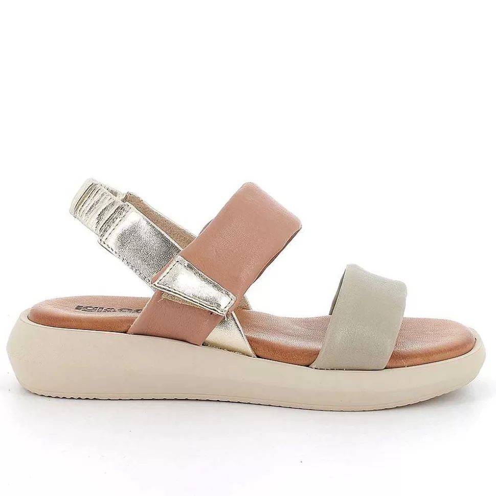 Sage-Leather Women'S Leather Sandals-Igi&Co Cheap