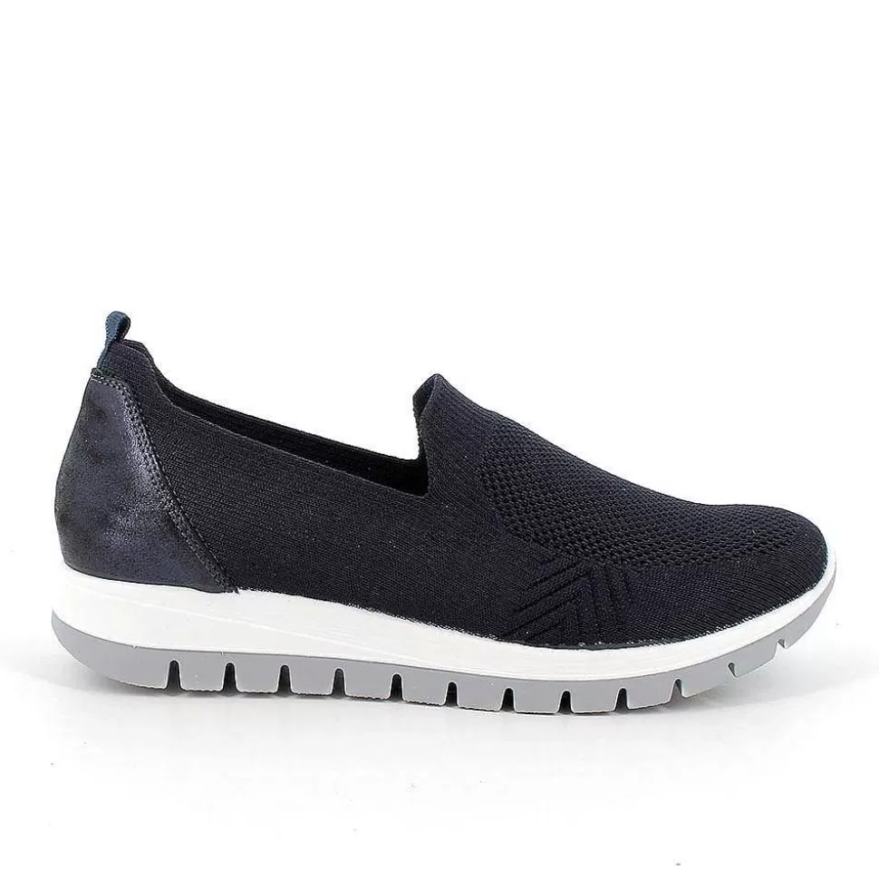 Slip On Women'S Sock Blue-Igi&Co Cheap