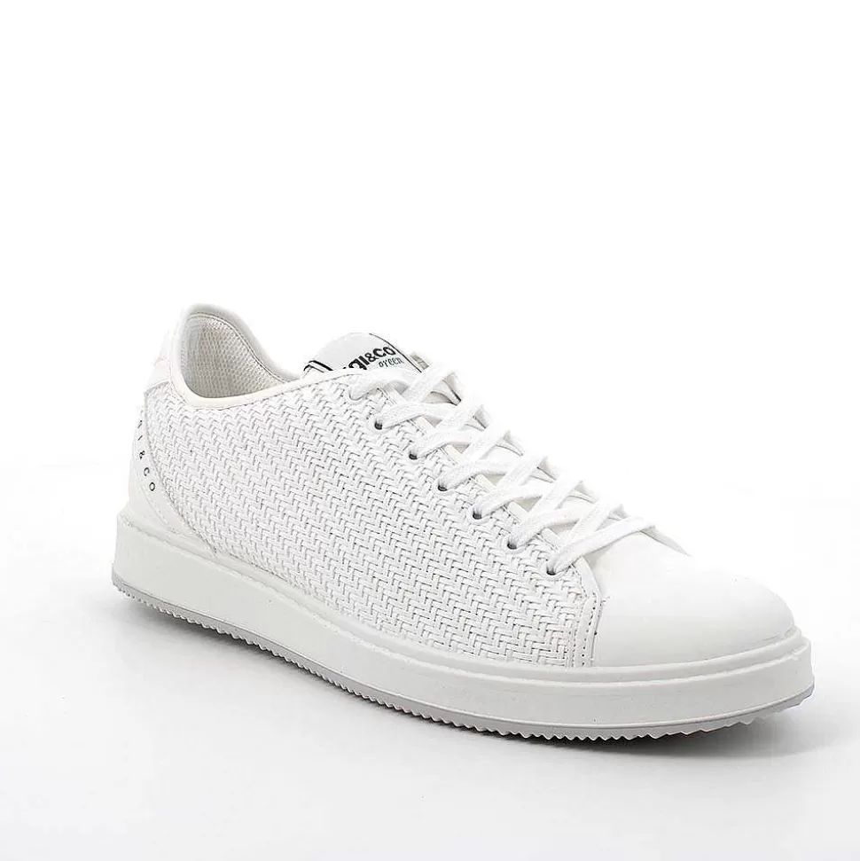 White Men'S Sneakers-Igi&Co Sale