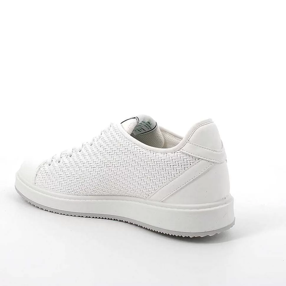 White Men'S Sneakers-Igi&Co Sale