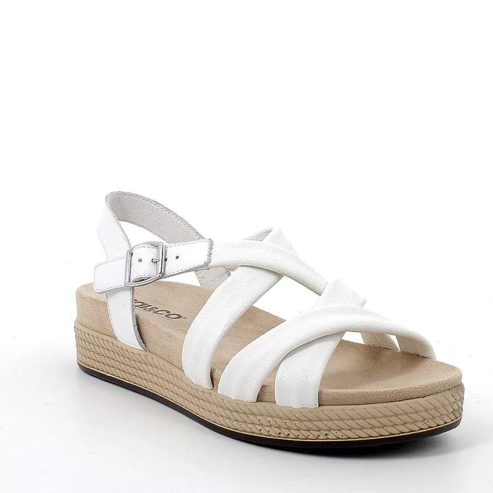 White Women'S Sandals-Igi&Co Outlet