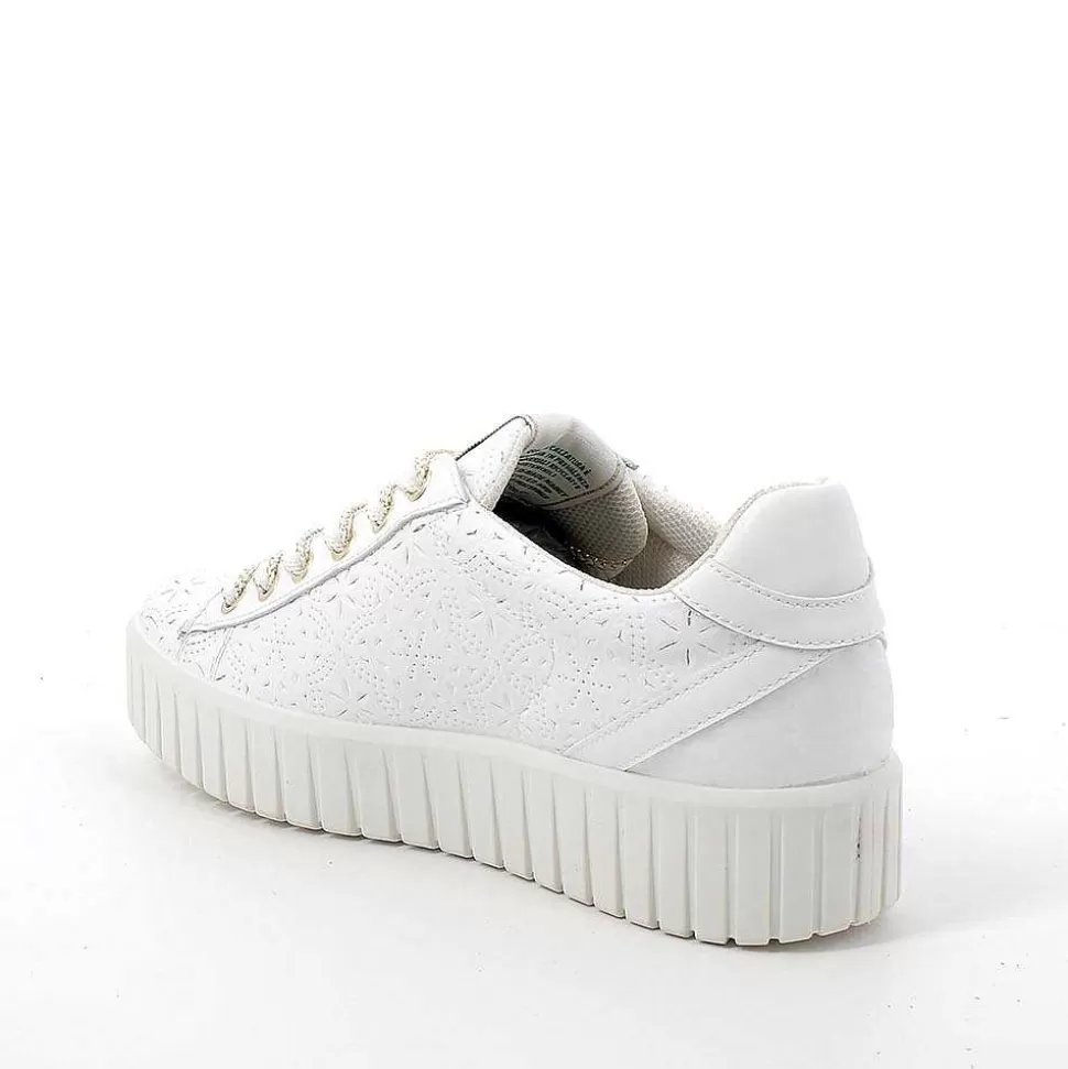 White Women'S Sneakers-Igi&Co Cheap