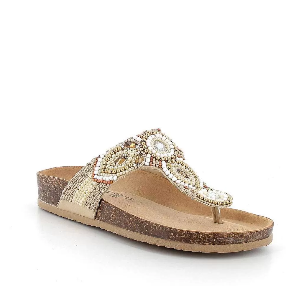 Women'S Flip Flop Sandals Platinum-Igi&Co Best Sale